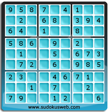 Sudoku de Niveau Très Facile Sudoku de Niveau Très Facile