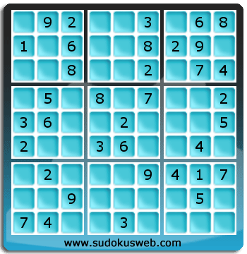 Sudoku de Niveau Facile Sudoku de Niveau Facile