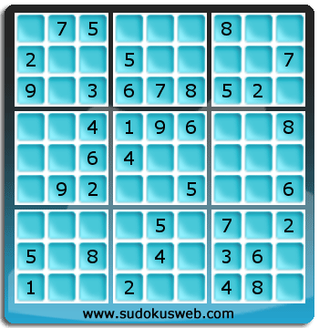 Sudoku de Niveau Facile Sudoku de Niveau Facile