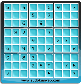 Sudoku von mittelmässiger höhe