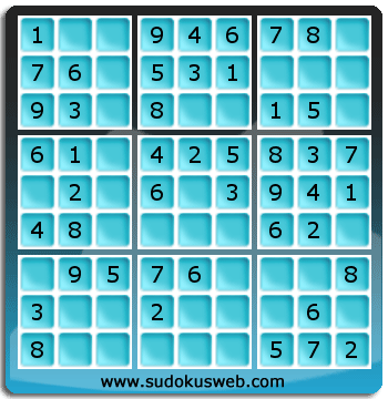 Sudoku von sehr einfacher höhe