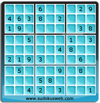 Sudoku von mittelmässiger höhe