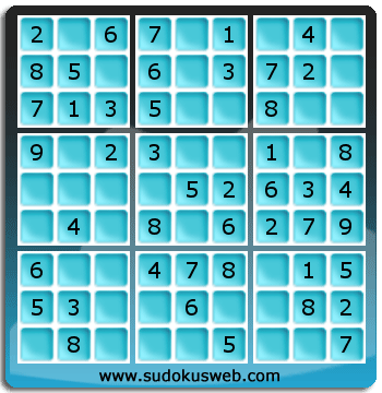 Sudoku de Niveau Très Facile Sudoku de Niveau Très Facile