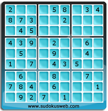 Sudoku de Niveau Facile Sudoku de Niveau Facile