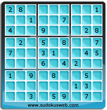 Sudoku von mittelmässiger höhe