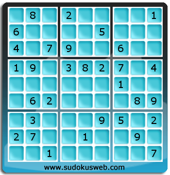 Sudoku von mittelmässiger höhe