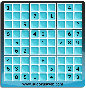 Sudoku von mittelmässiger höhe