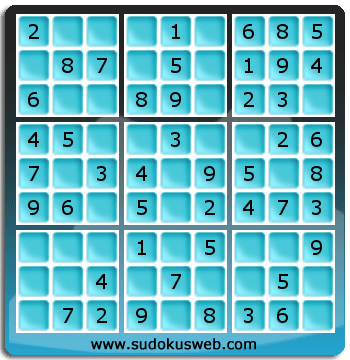 Nivel Muito Facil de Sudoku