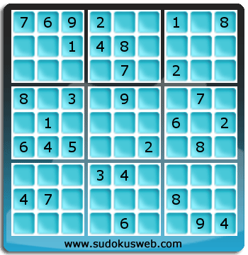 Sudoku von mittelmässiger höhe