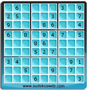 Sudoku von mittelmässiger höhe