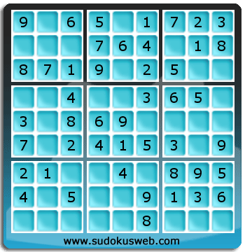 Sudoku von sehr einfacher höhe