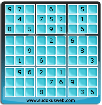 Sudoku von mittelmässiger höhe