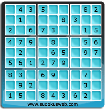 Sudoku de Niveau Très Facile Sudoku de Niveau Très Facile
