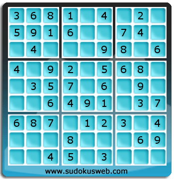Nivel Muito Facil de Sudoku Nivel Muito Facil de Sudoku