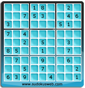 Sudoku von mittelmässiger höhe