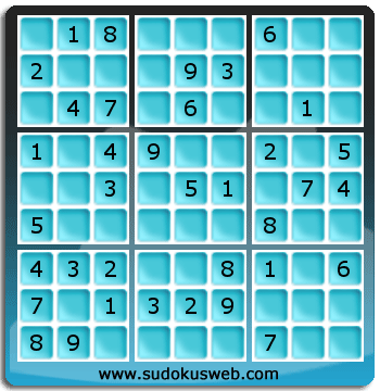 Sudoku von einfacher höhe