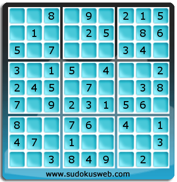 Nivel Muito Facil de Sudoku Nivel Muito Facil de Sudoku
