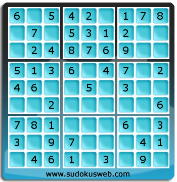 Sudoku de Niveau Très Facile