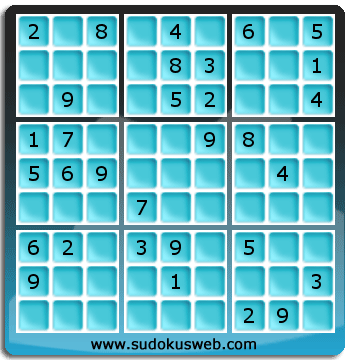 Sudoku von mittelmässiger höhe