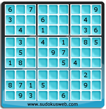 Sudoku von mittelmässiger höhe