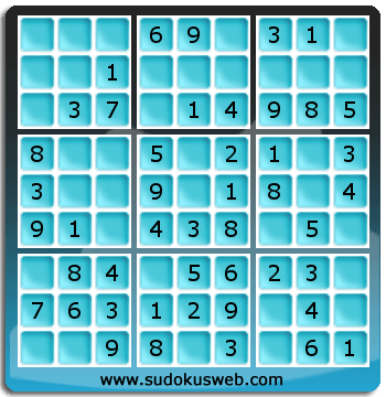 Sudoku de Niveau Très Facile Sudoku de Niveau Très Facile