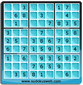 Sudoku de Niveau Très Facile Sudoku de Niveau Très Facile