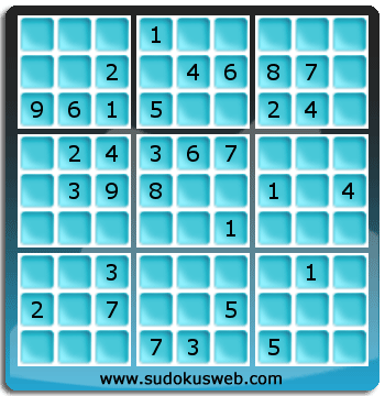 Sudoku von mittelmässiger höhe