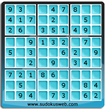 Sudoku de Niveau Très Facile Sudoku de Niveau Très Facile