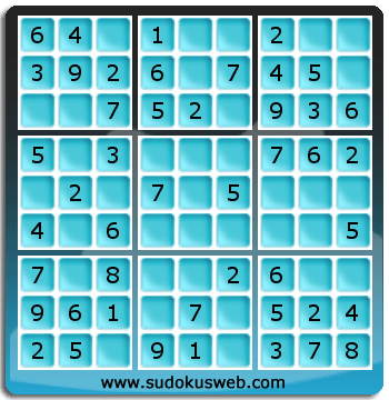 Sudoku de Niveau Très Facile Sudoku de Niveau Très Facile