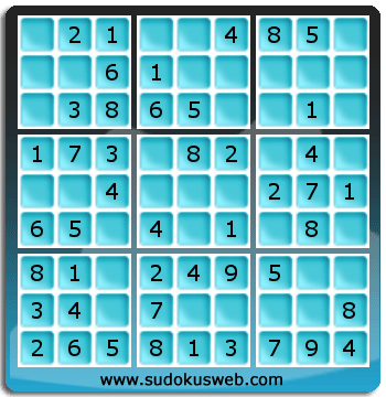 Sudoku de Niveau Très Facile Sudoku de Niveau Très Facile