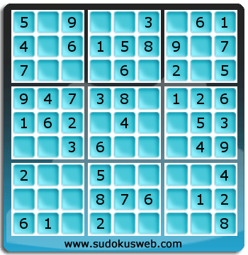 Sudoku de Niveau Très Facile Sudoku de Niveau Très Facile