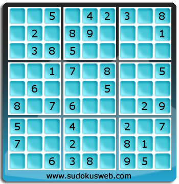Sudoku de Niveau Facile Sudoku de Niveau Facile