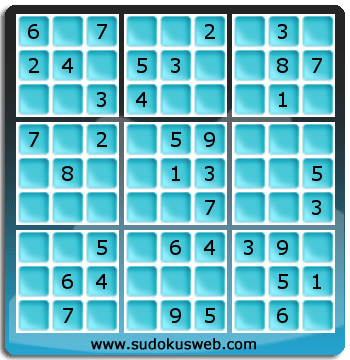 Sudoku von einfacher höhe