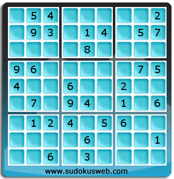 Sudoku von mittelmässiger höhe