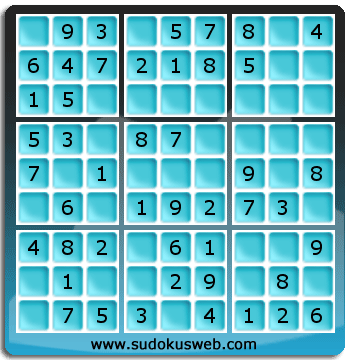 Sudoku de Niveau Très Facile Sudoku de Niveau Très Facile