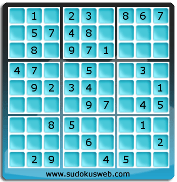 Sudoku de Niveau Facile Sudoku de Niveau Facile