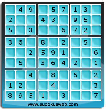 Sudoku de Niveau Très Facile Sudoku de Niveau Très Facile
