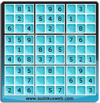 Sudoku de Niveau Très Facile Sudoku de Niveau Très Facile