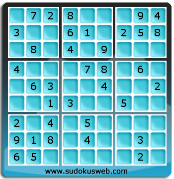 Sudoku de Niveau Facile Sudoku de Niveau Facile