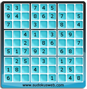 Sudoku de Nivel Muy Fácil Sudoku de Nivel Muy Fácil