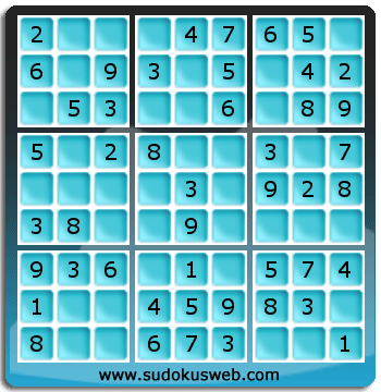 Sudoku de Nivel Muy Fácil Sudoku de Nivel Muy Fácil
