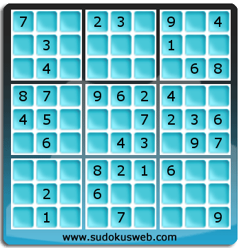 Sudoku von einfacher höhe