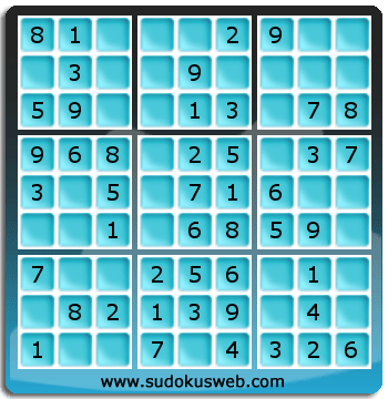 Nivel Muito Facil de Sudoku