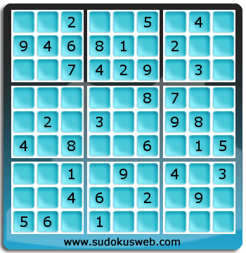 Sudoku von einfacher höhe