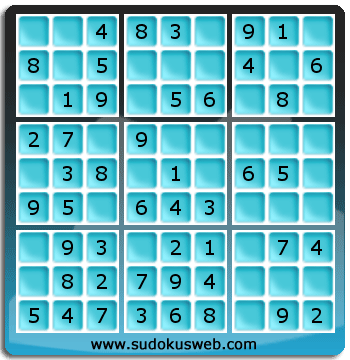 Nivel Muito Facil de Sudoku Nivel Muito Facil de Sudoku