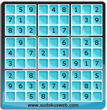 Sudoku de Niveau Très Facile Sudoku de Niveau Très Facile