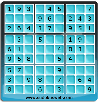 Sudoku von sehr einfacher höhe