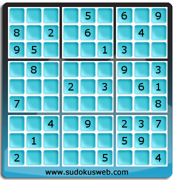 Sudoku von mittelmässiger höhe