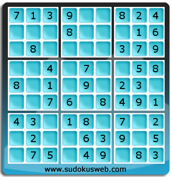 Sudoku de Niveau Très Facile