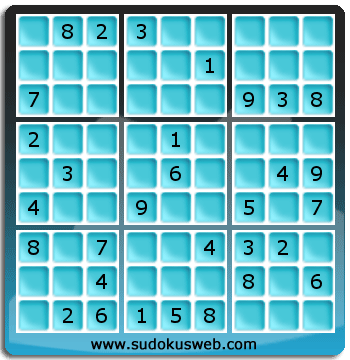 Sudoku von mittelmässiger höhe